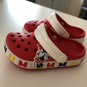 Toddler Minnie Mouse Crocs - Gently Used
